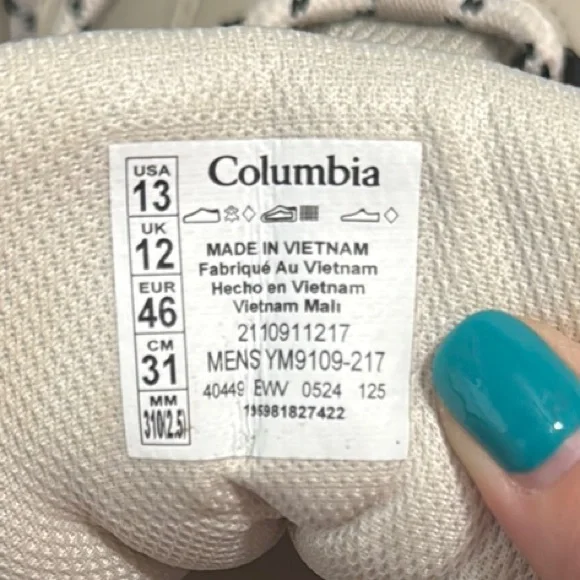 NWOT Columbia Cream and Brown Boots High-Top Design - Picture 7 of 7